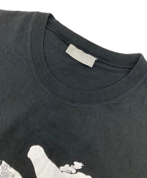 DIOR HOMME（ディオール オム）DIOR HOMME (ディオール オム) Hedi Slimane　プリントTシャツ ブラック サイズ:XSの古着・服飾アイテム
