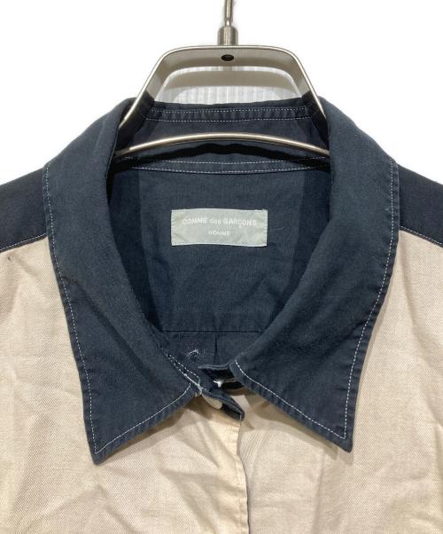 COMME des GARCONS HOMME（コムデギャルソン オム）COMME des GARCONS HOMME (コムデギャルソン オム) 90ｓ リバーシブル長袖シャツ ベージュ×ブラック サイズ:STAMANOの古着・服飾アイテム