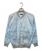 Christian Dior MONSIEURクリスチャンディオールムッシュ）の古着「総柄コットンジャケット」｜スカイブルー