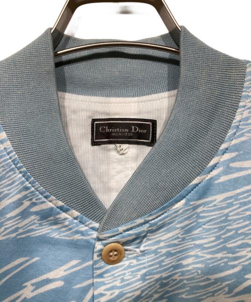 Christian Dior MONSIEUR（クリスチャンディオールムッシュ）Christian Dior MONSIEUR (クリスチャンディオールムッシュ) 総柄コットンジャケット スカイブルー サイズ:Lの古着・服飾アイテム