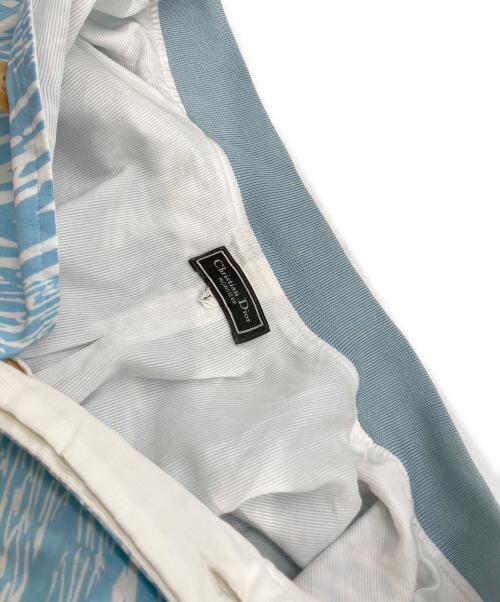 Christian Dior MONSIEUR（クリスチャンディオールムッシュ）Christian Dior MONSIEUR (クリスチャンディオールムッシュ) 総柄コットンジャケット スカイブルー サイズ:Lの古着・服飾アイテム