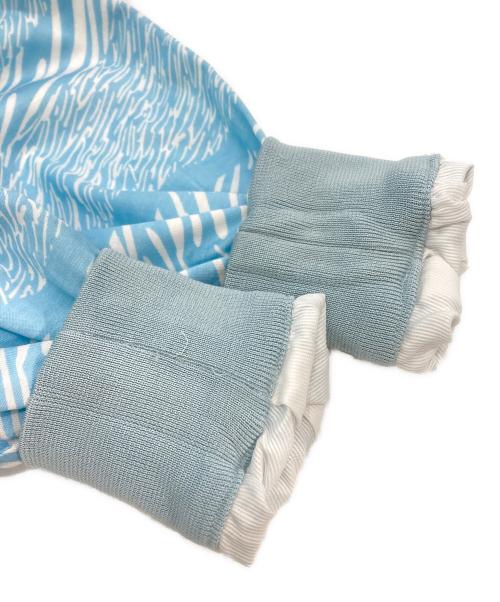 Christian Dior MONSIEUR（クリスチャンディオールムッシュ）Christian Dior MONSIEUR (クリスチャンディオールムッシュ) 総柄コットンジャケット スカイブルー サイズ:Lの古着・服飾アイテム