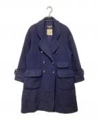 CHANELシャネル）の古着「ダブルコート」｜ネイビー