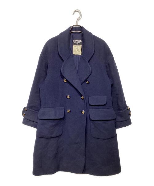 CHANEL（シャネル）CHANEL (シャネル) ダブルコート ネイビー サイズ:不明の古着・服飾アイテム