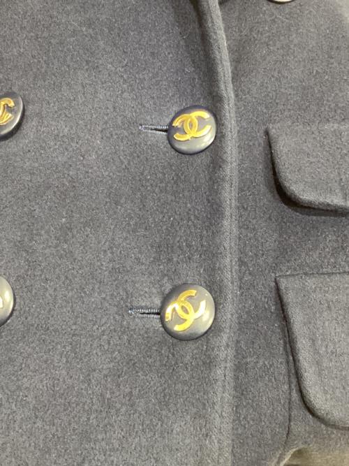 CHANEL（シャネル）CHANEL (シャネル) ダブルコート ネイビー サイズ:不明の古着・服飾アイテム
