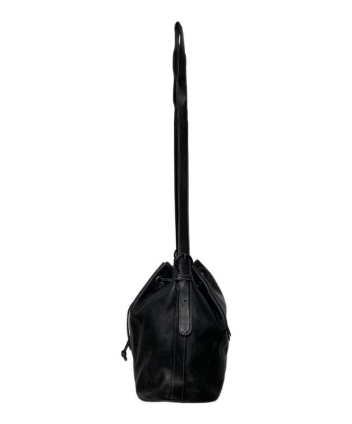 im product ISSEY MIYAKE（アイムプロダクト イッセイミヤケ）im product ISSEY MIYAKE (アイムプロダクト イッセイミヤケ) 巾着ショルダーバッグ ブラックの古着・服飾アイテム