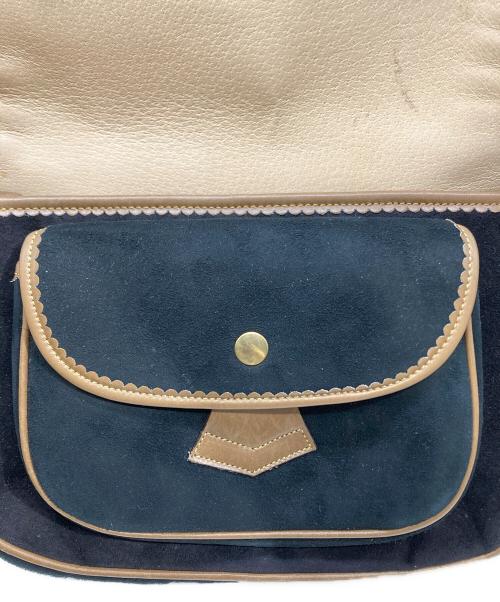 LOEWE（ロエベ）LOEWE (ロエベ) Giralda ショルダーバッグ ブラック×ベージュの古着・服飾アイテム