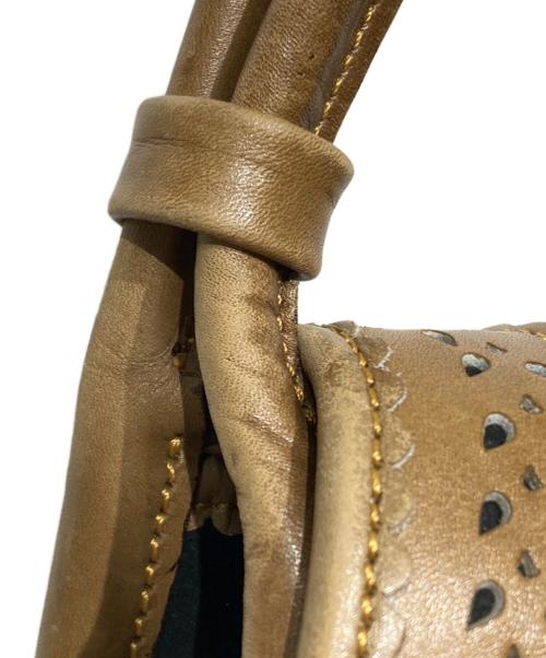 LOEWE（ロエベ）LOEWE (ロエベ) Giralda ショルダーバッグ ブラック×ベージュの古着・服飾アイテム