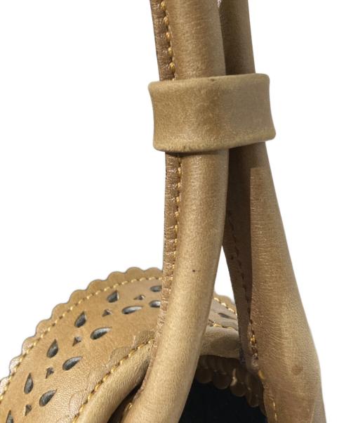 LOEWE（ロエベ）LOEWE (ロエベ) Giralda ショルダーバッグ ブラック×ベージュの古着・服飾アイテム