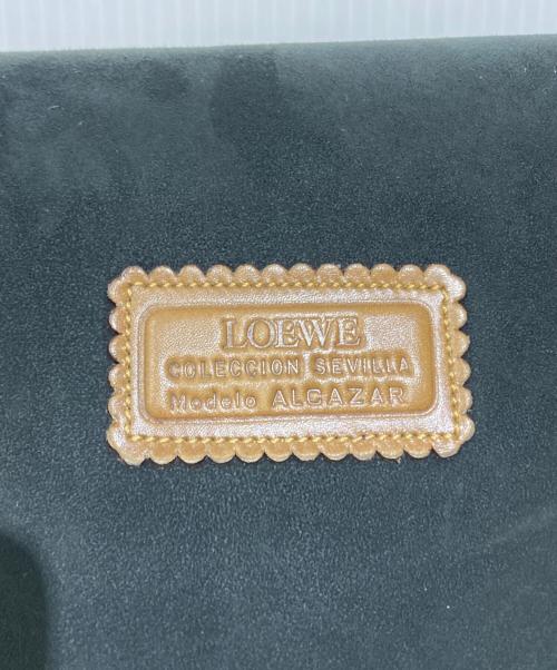 LOEWE（ロエベ）LOEWE (ロエベ) Giralda ショルダーバッグ ブラック×ベージュの古着・服飾アイテム