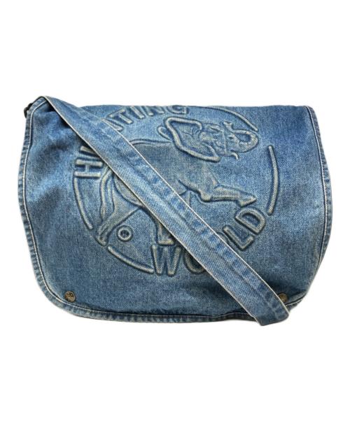 HUNTING WORLD（ハンティングワールド）HUNTING WORLD (ハンティングワールド) デニムショルダーバッグ インディゴの古着・服飾アイテム