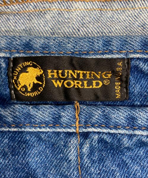 HUNTING WORLD（ハンティングワールド）HUNTING WORLD (ハンティングワールド) デニムショルダーバッグ インディゴの古着・服飾アイテム