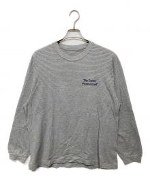 The Ennoy Professional（ザ エンノイ プロフェッショナル）の古着「ボーダーカットソー」｜グレー