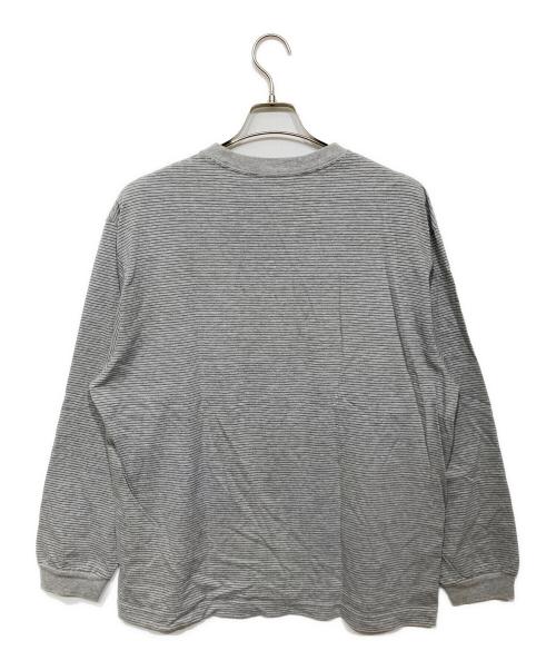 The Ennoy Professional（ザ エンノイ プロフェッショナル）THE ENNOY PROFESSIONAL (ザ エンノイ プロフェッショナル) ボーダーカットソー グレー サイズ:Mの古着・服飾アイテム