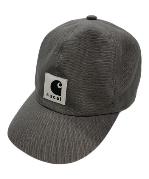 sacai（サカイ）sacai (サカイ) Carhartt WIP (カーハート ワークインプログレス) Carhartt WIP Duck Cap グレーの古着・服飾アイテム