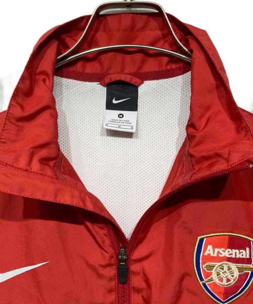 NIKE（ナイキ）NIKE (ナイキ) ナイロンジャケット レッド×ホワイト サイズ:Mの古着・服飾アイテム