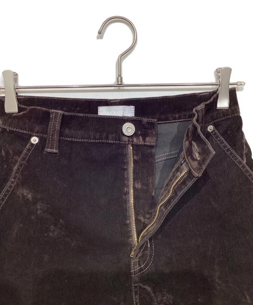 moussy（マウジー）moussy (マウジー) VELVET MICRO ショーツ ブラウン サイズ:2の古着・服飾アイテム