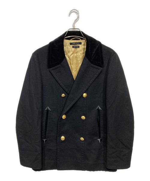 MARC JACOBS（マークジェイコブス）MARC JACOBS (マークジェイコブス) カシミヤ混ダブルジャケット ブラック サイズ:48の古着・服飾アイテム