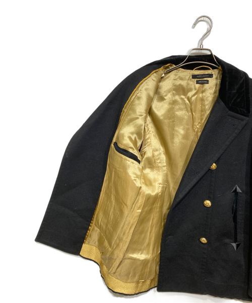 MARC JACOBS（マークジェイコブス）MARC JACOBS (マークジェイコブス) カシミヤ混ダブルジャケット ブラック サイズ:48の古着・服飾アイテム