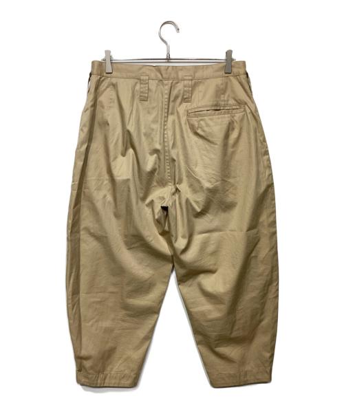 Porter Classic（ポータークラシック）Porter Classic (ポータークラシック) GABARDINE BEBOP PANTS ベージュ サイズ:Mの古着・服飾アイテム