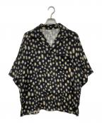 m's braqueエムズブラック）の古着「ALOHA SHIRT　2233109」｜ブラック