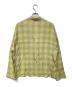 ANCELLM (アンセルム) ANCELLM OMBRE CHECK PULLOVER SHIRT ライトグリーン サイズ:1：15000円