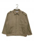 Acne studiosアクネ ストゥディオズ）の古着「ウールミリタリージャケット」｜ブラウン