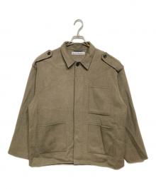 Acne studios（アクネ ストゥディオズ）の古着「ウールミリタリージャケット」｜ブラウン