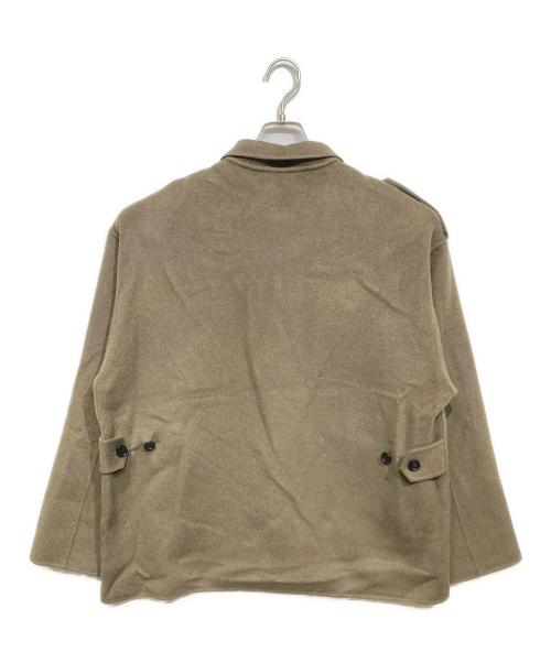 Acne studios（アクネ ストゥディオズ）Acne studios (アクネ ストゥディオズ) ウールミリタリージャケット ブラウン サイズ:44の古着・服飾アイテム