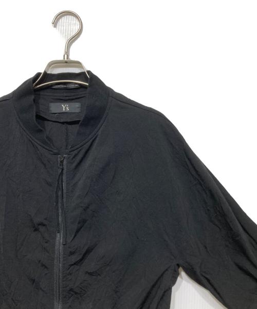 Y's（ワイズ）Y's (ワイズ) ハーフスリーブクロップドブルゾン ブラック サイズ:2の古着・服飾アイテム