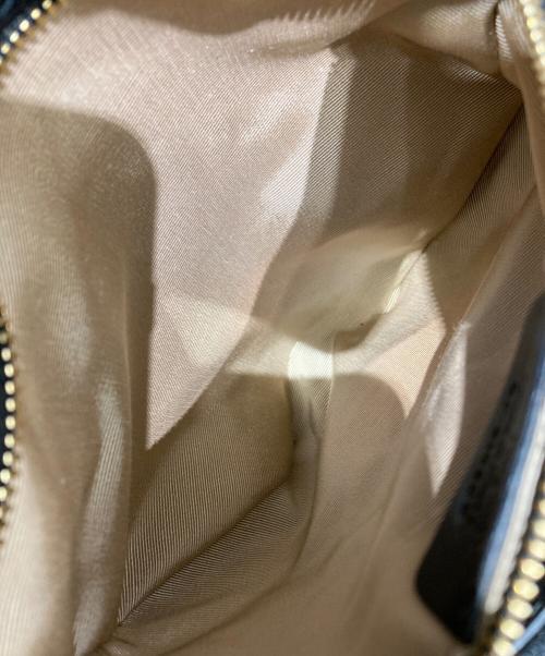 Salvatore Ferragamo（サルヴァトーレ フェラガモ）Salvatore Ferragamo (サルヴァトーレ フェラガモ) レザーキャンバス トートバッグ アイボリー×ブラックの古着・服飾アイテム