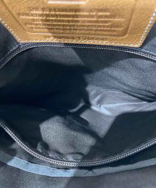 COACH（コーチ）COACH (コーチ) F70558　レザー2WAYショルダーバッグ ベージュの古着・服飾アイテム