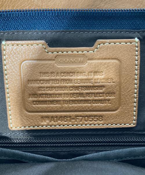 COACH（コーチ）COACH (コーチ) F70558　レザー2WAYショルダーバッグ ベージュの古着・服飾アイテム