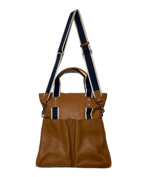 COACH（コーチ）COACH (コーチ) F70558　レザー2WAYショルダーバッグ ベージュの古着・服飾アイテム