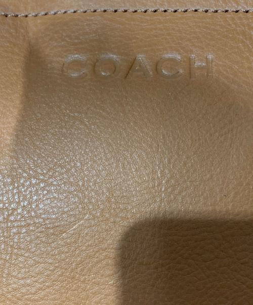 COACH（コーチ）COACH (コーチ) F70558　レザー2WAYショルダーバッグ ベージュの古着・服飾アイテム