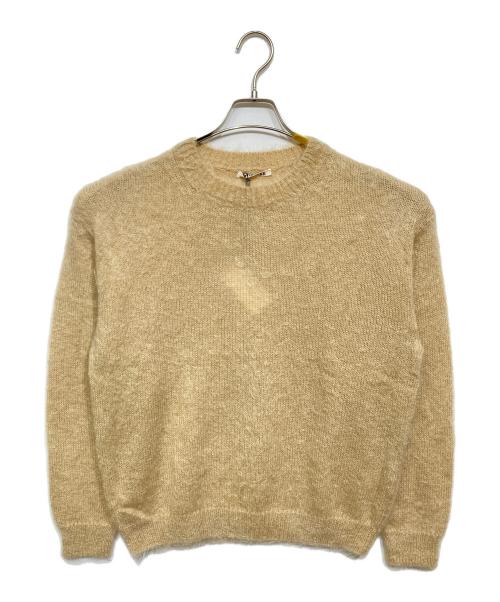 AURALEE（オーラリー）AURALEE (オーラリー) BRUSHED SUPER KID MOHAIR KNIT P/O ベージュ サイズ:1 未使用品の古着・服飾アイテム
