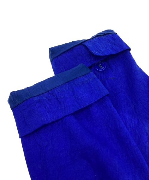 CASEY VIDALENC（ケイシーヴィダレンク）CASEY VIDALENC (ケイシーヴィダレンク) シルク3Bジャケット ブルー サイズ:XSの古着・服飾アイテム