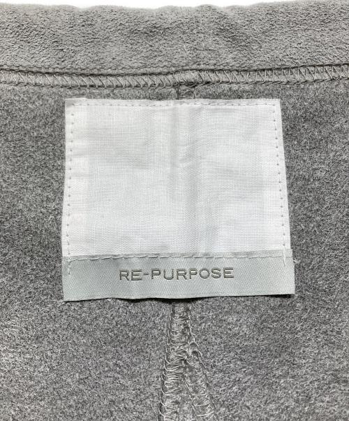 RE-PURPOSE（リパーパス）RE-PURPOSE (リパーパス) ウルトラスエードパンツ グレー サイズ:Sの古着・服飾アイテム