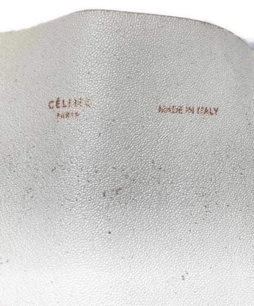 CELINE（セリーヌ）CELINE (セリーヌ) ホリゾンタルカバ ショルダーバッグ ホワイト×ブラックの古着・服飾アイテム