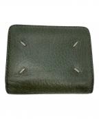 Maison Margielaメゾンマルジェラ）の古着「4ステッチ 二つ折り ウォレット」｜グリーン