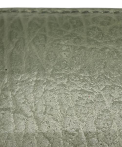 Maison Margiela（メゾンマルジェラ）Maison Margiela (メゾンマルジェラ) 4ステッチ 二つ折り ウォレット グリーンの古着・服飾アイテム