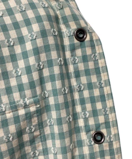 POLO COUNTRY（ポロカントリー）POLO COUNTRY (ポロカントリー) ウエスタンシャツ グリーン×ベージュ サイズ:Sの古着・服飾アイテム