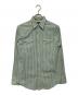 POLO COUNTRY（ポロカントリー）の古着「ウエスタンシャツ」｜グリーン×ベージュ
