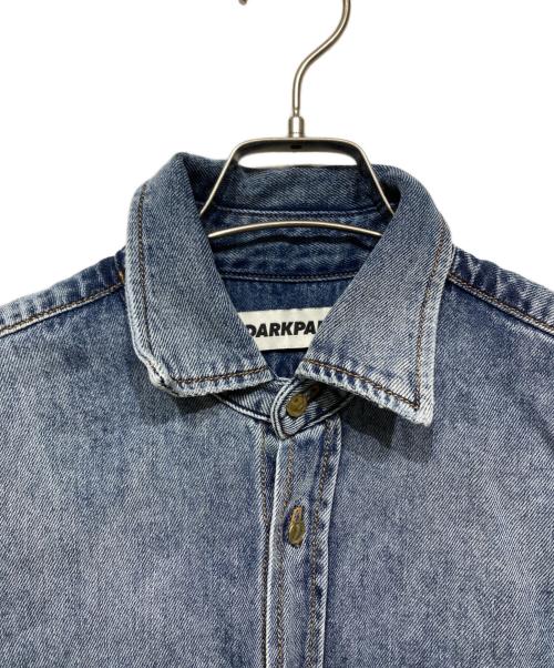DARKPARK（ダークパーク）DARKPARK (ダークパーク) カットオフデニムシャツ インディゴ サイズ:Sの古着・服飾アイテム