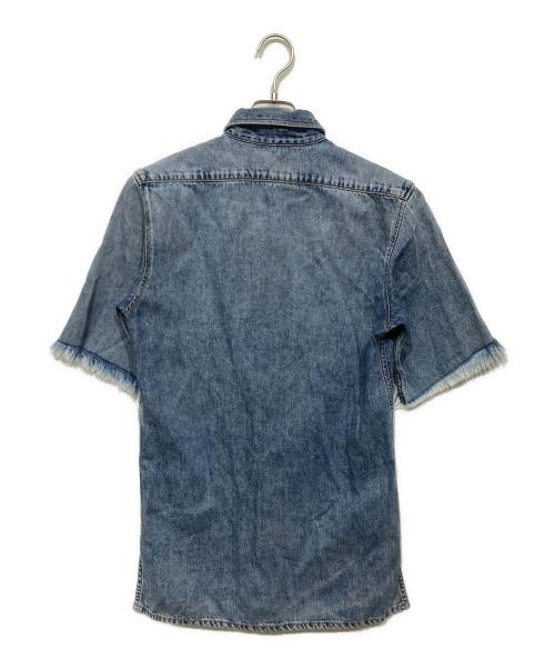 DARKPARK（ダークパーク）DARKPARK (ダークパーク) カットオフデニムシャツ インディゴ サイズ:Sの古着・服飾アイテム