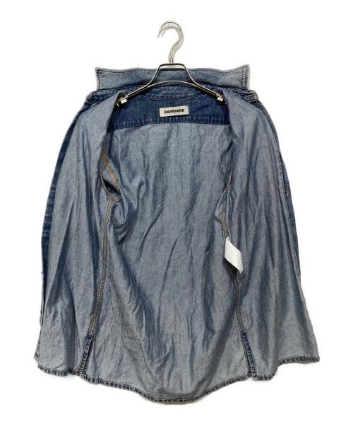 DARKPARK（ダークパーク）DARKPARK (ダークパーク) カットオフデニムシャツ インディゴ サイズ:Sの古着・服飾アイテム