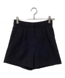 MaxMara（マックスマーラ）の古着「2タックショートパンツ」｜ブラック