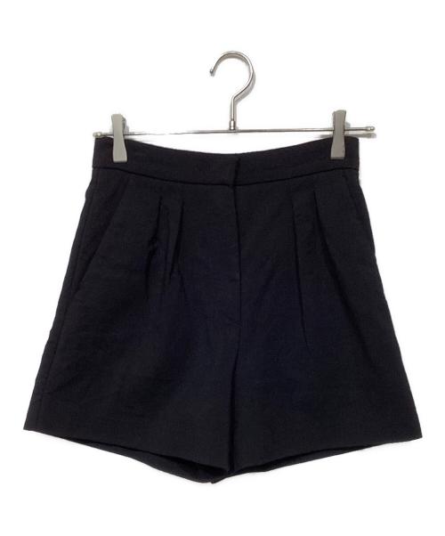 MaxMara（マックスマーラ）MaxMara (マックスマーラ) 2タックショートパンツ ブラック サイズ:36の古着・服飾アイテム