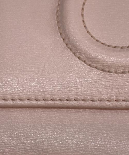 Salvatore Ferragamo（サルヴァトーレ フェラガモ）Salvatore Ferragamo (サルヴァトーレ フェラガモ) KM-22　ガンチーニ 長財布 ピンクの古着・服飾アイテム