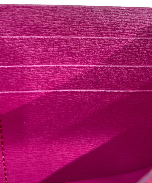 Salvatore Ferragamo（サルヴァトーレ フェラガモ）Salvatore Ferragamo (サルヴァトーレ フェラガモ) KM-22　ガンチーニ 長財布 ピンクの古着・服飾アイテム